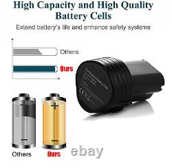 10.8V Battery for Makita BL1013 BL1014 BL1015 DF330D 194550-6 Lithium Charger
