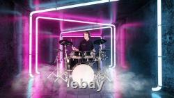 10 Pad Electronic Drum Kit Wooden Set USB MIDI Module 720 Percussion Sounds