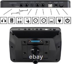 10 Pad Electronic Drum Kit Wooden Set USB MIDI Module 720 Percussion Sounds