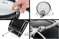 10 Pad Electronic Drum Kit Wooden Set USB MIDI Module 720 Percussion Sounds