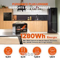 12V 100Ah LiFePO4 Lithium Battery 15,000 Deep Cycles for Marine RV