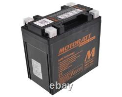 12V 16.5Ah MOTOBATT MBYZ16HD Battery, 4 terminals, black