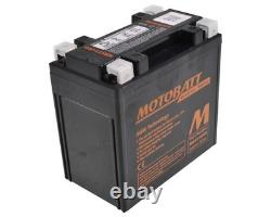 12V 16.5Ah MOTOBATT MBYZ16HD Battery, 4 terminals, black