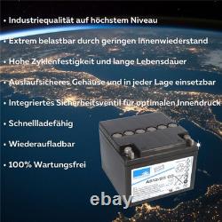 12V 25Ah Solar Gel Battery Dryfit A512/25G5 VdS Approval