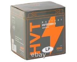 12V 30Ah Battery LANDPORT HVTG30H-3 compatible with HD XLH FL FLH Road King CVO