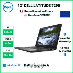 12 DELL LATITUDE 7290 i7 256 SSD 8 GB RAM Grade A Battery