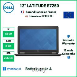 12 DELL LATITUDE E7250 i7 8 GB RAM 256 GB SSD Grade A Battery