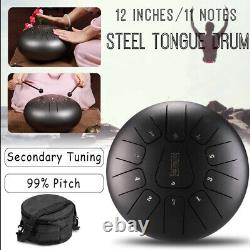 12 Handpan Tambour Language Tongue Drum With Tab 11 Notes Steel D Major