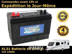 130ah 12v Deep Cycle Boat Battery Xl31 Slow Discharge