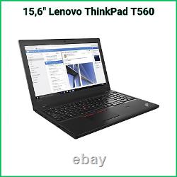 15.6' HD Lenovo T560 i5-6300 8GB DDR4 512GB SSD Grade A Battery