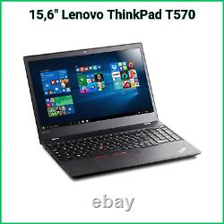 15.6 Lenovo T570 i5-6300 8GB DDR4 512GB SSD HDMI Battery Grade A