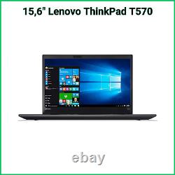 15.6 Lenovo T570 i5-6300 8GB DDR4 512GB SSD HDMI Battery Grade A