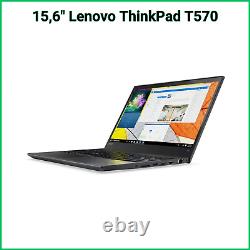 15.6 Lenovo T570 i5-6300 8GB DDR4 512GB SSD HDMI Battery Grade A