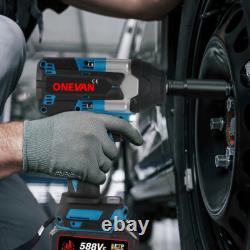 1800Nm Brushless Cordless Impact Wrench with 2 Batteries & Impact Socket Case