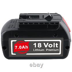 18V Battery for Bosch Professional GBA GSR GSB BAT618 BAT609 BAT620 7.0 Ah