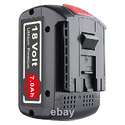 18V Battery for Bosch Professional GBA GSR GSB BAT618 BAT609 BAT620 7.0 Ah