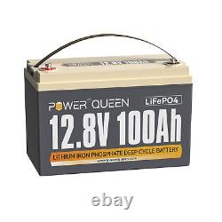 1/2/3/4 Piece Lithium Battery 12V 100Ah LiFePO4 Battery with 100A BMS & Marine