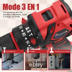 21V Cordless Drill + Angle Grinder Pack, Comes with 2 x 4.0Ah Batteries, Dis...