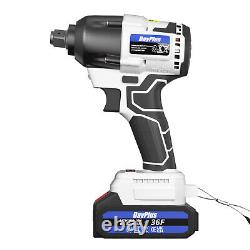 21V Cordless Impact Wrench Screwdriver Percussion Garage Tools