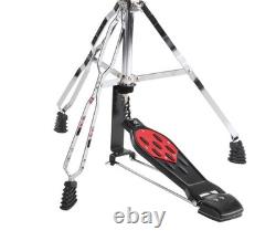 22'' Acoustic Drum Kit Complete Set with Cymbals, Stool, and Sticks in Black