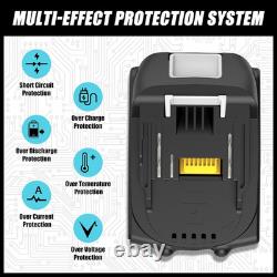 2Pcs BL1860 5.5Ah Replacement Battery for Makita 18V Battery with Charger Pack
