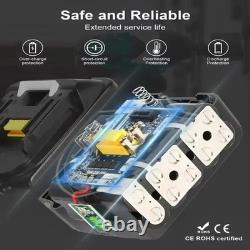 2 Makita 6Ah 18V Lithium Batteries by BL Motors for Makita