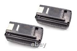 2x Battery 4000mah Li-ion For Ryobi Bpl3650, Bpl3650d, 5133002166