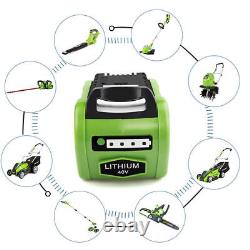 2x Battery 40V 29462, 8.0 Ah, for Greenworks G-MAX 29472, 22272, 20302, 27062