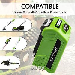2x Battery 40V 29462, 8.0 Ah, for Greenworks G-MAX 29472, 22272, 20302, 27062