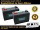 2x Hankook 100ah Battery Discharge Slow-warranty 4 Years -expidition The Same Day