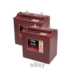 2x Trojan 8v Battery Slow Discharge T875 2 Years Warranty