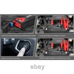 3000A 12V 24000mAh Portable Car Jump Starter for Gas and Diesel