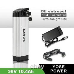 36V10.4Ah E-Bike Electric Bike Battery with Charger for 350W-500W Motor