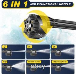 4000mAh Battery 6-in-1 High-Pressure Cleaner for Complete Cleaning