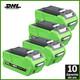 40v 8.0 Ah Lithium-ion Battery For Greenworks 40v G-max 29462 29472 29252 40v