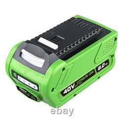 40V 8.0 Ah Lithium-Ion Battery for Greenworks 40V G-MAX 29462 29472 29252 40V