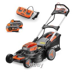 40V Lawn Mower Battery (2x20V) FX-E2RM51SET FUXTEC 2x 4Ah Batteries and Charger