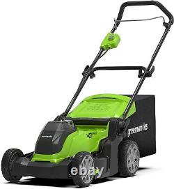 40v Battery Lawn Mower 41cm Greenworks G40lm41 Without Battery And Charger