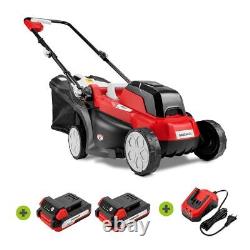 40v Wireless Lawn Mower Range 1h 35l Tank + 2 Batteries + Charger