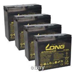 4X Kung Long 12V (48V) 24Ah Battery for E-Scooter E-Roller E-Mobil