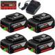 4x Professional For Bosch Battery 18v 7ah Gba Gsb Bat609 Bat618 Bat619 Bat620