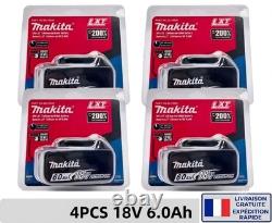 4 x Makita BL1860 18V 6Ah Battery, New, BL1850/BL1860 Lithium Replacement