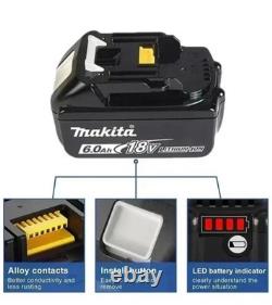 4 x Makita BL1860 18V 6Ah Battery, New, BL1850/BL1860 Lithium Replacement