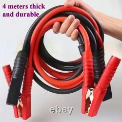 4m Thick Pure Copper Professional Car Battery Jump Starter Cable with Clamps