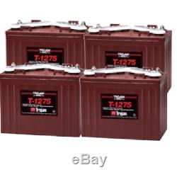 4x Trojan T1275 Battery Slow Discharge