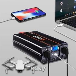 5000W 24V Pure Sine Solar Inverter LCD Home Camper Van Converter