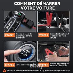 6000A Car Jump Starter Portable Battery Booster 12V