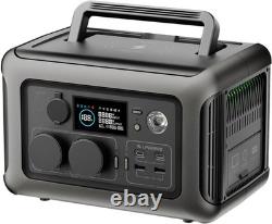 600W Power Station with 299Wh Battery and 100W Solar Panel, Fast Charging