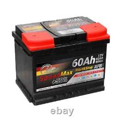 60Ah Car Battery AFB Speed? Max Start&Stop 600A 12V L2 EFB Ready to Use