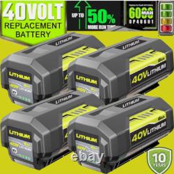 6.0Ah/8.0Ah for Ryobi 36V Battery BPL3650D BPL3640D OP4015 OP4050 BPL3626D2 FR